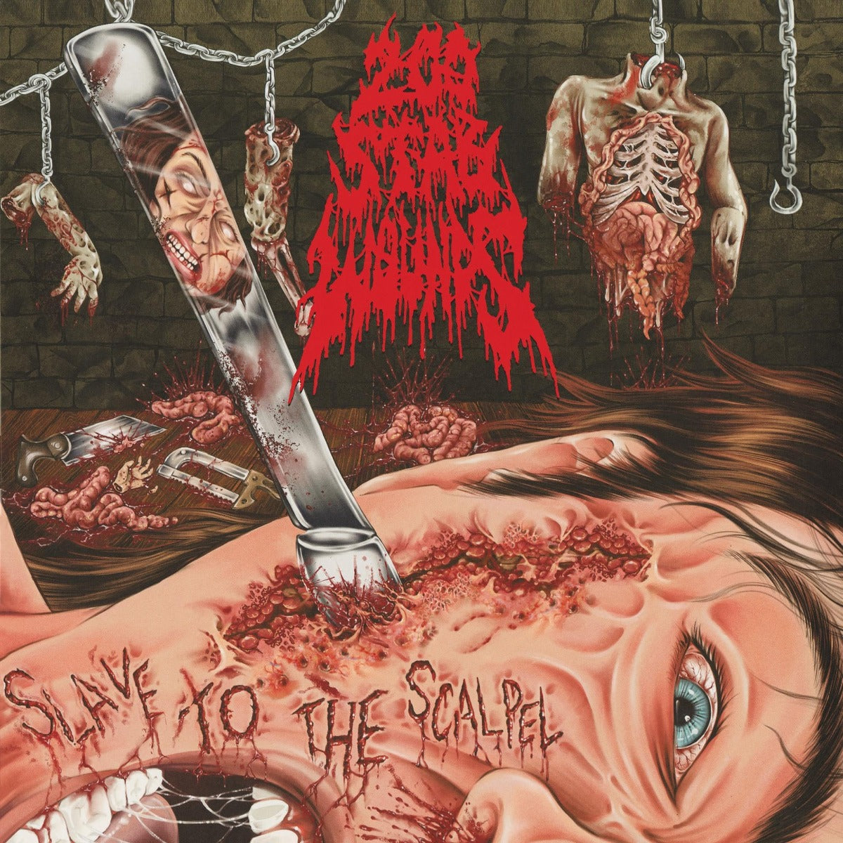 200 Stab Wounds Slave To The Scalpel (Clear W/ Blue Colored Vinyl)