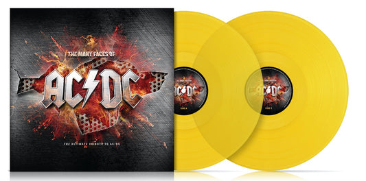 Various Artist - The Many Faces Of AC/DC (2LPs | Import, Transparent Yellow Vinyl, 180 Grams)