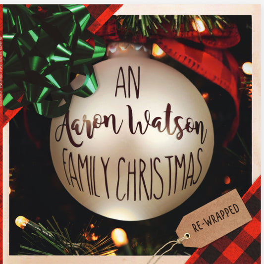 Aaron Watson An Aaron Watson Family Christmas: Re-Wrapped (Limited Autographed Translucent Green Vinyl)  