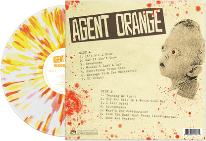 Agent Orange Bloodstains (Colored Vinyl, Orange, Limited Edition)