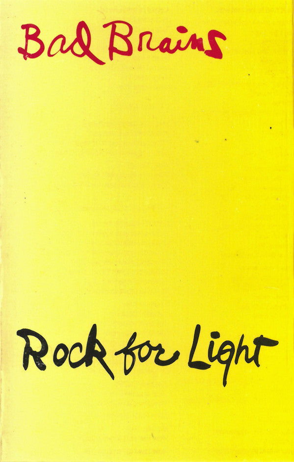 Bad Brains Rock For Light (Yellow Cassette)