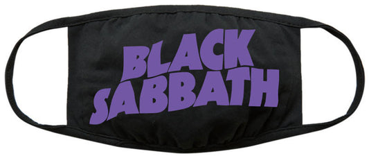 Black Sabbath Wavy Logo Face Covering Black Sabbath Wavy Logo Face Covering