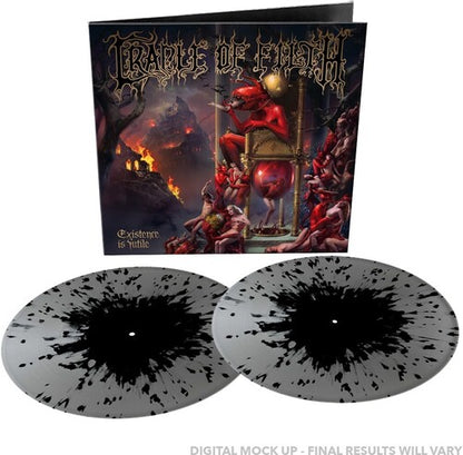 Cradle of Filth Existence Is Futile (Silver/ Black Splatter Vinyl, Gatefold LP Jacket) (2 Lp's)