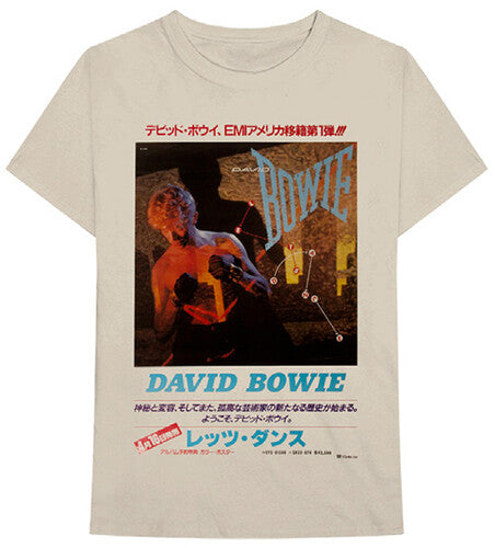 David Bowie Let's Dance Japanese Text Sand Unisex Short Sleeve T-shirt2XL