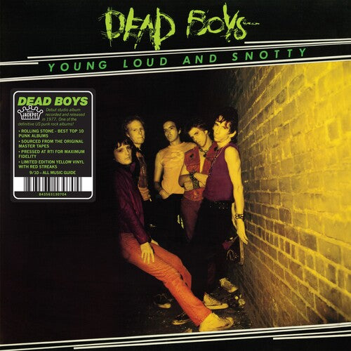 Dead Boys Young, Loud And Snotty [Explicit Content] (Colored Vinyl, Yellow, Red, Limited Edition)