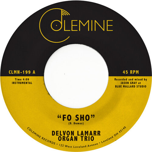 Delvon Lamarr Organ Trio Fo Sho (7" Vinyl)