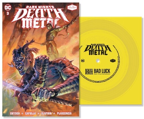 Denzel Curry/ PlayThatBoiZay Bad Luck (DC - Dark Nights: Death Metal Version) (Limited Edition, Colored Vinyl, Yellow, Comic Book, Indie Exclusive)