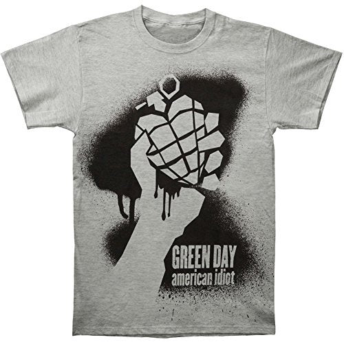 Green Day Green Day Men'S Stencil Ai T-Shirt Grey