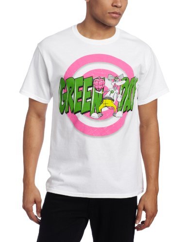 Green Day Green Day Rat Men'S T-Shirt, White, X-Large