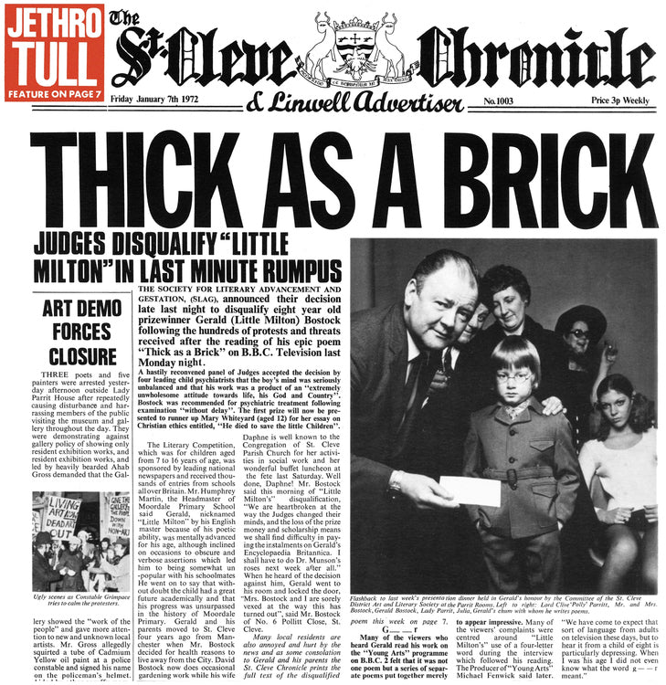 Jethro Tull Thick as a Brick (40th Anniversary Special Edition)