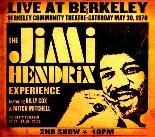 Jimi Hendrix Experience JIMI HENDRIX EXPERIENCE LIVE AT BERKELEY