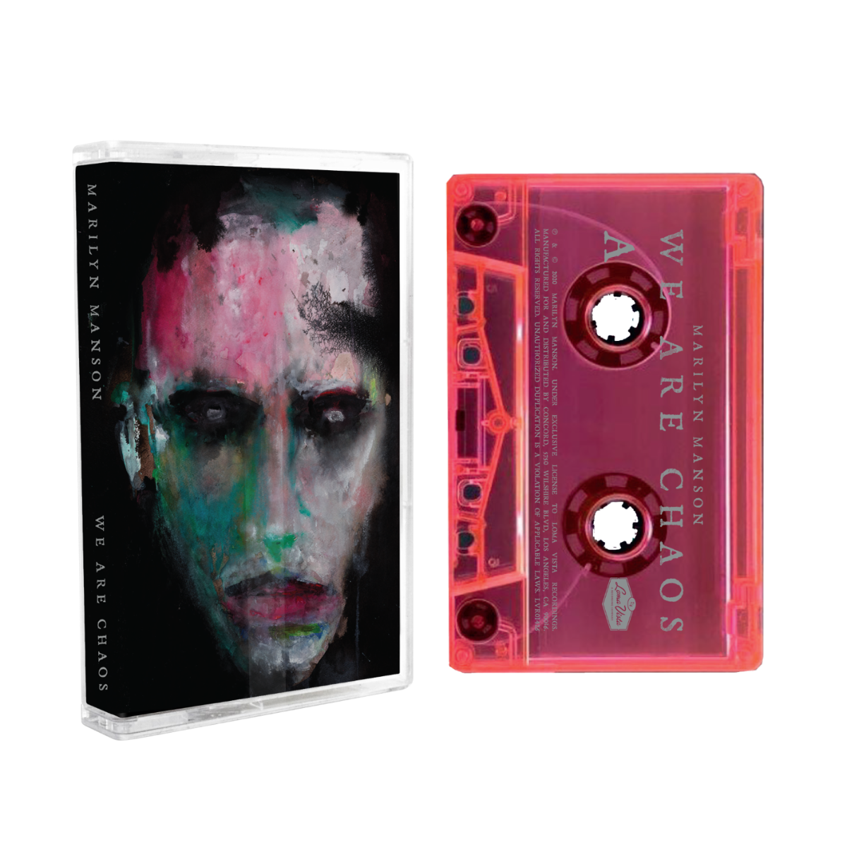 Marilyn Manson WE ARE CHAOS [Fluorescent Pink Cassette]