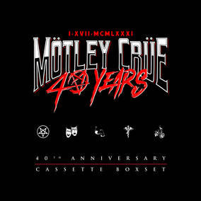 Motley Crue 40th Anniversary Cassette Boxset