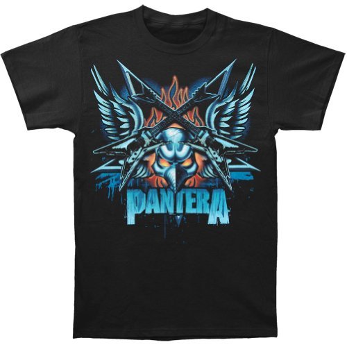 Pantera Men'S Pantera Wings T-Shirt, Black, Medium