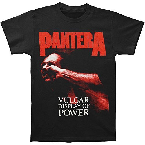 Pantera Pantera Red Vulgar Men'S T-Shirt, Black, Large