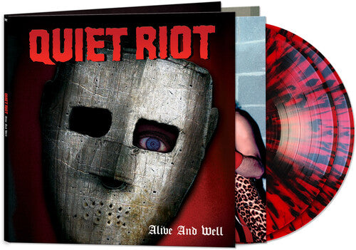 Quiet Riot Alive & Well - Red & Black Splatter