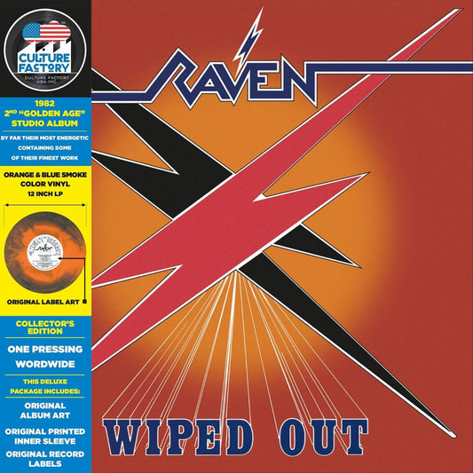 Raven Wiped Out (Orange & Blue Smoke Colored Vinyl)