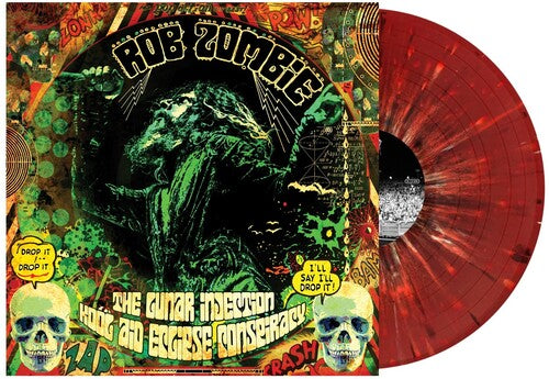 Rob Zombie The Lunar Injection Kool Aid Eclipse Conspiracy (Red w/ Black & White Splatter)