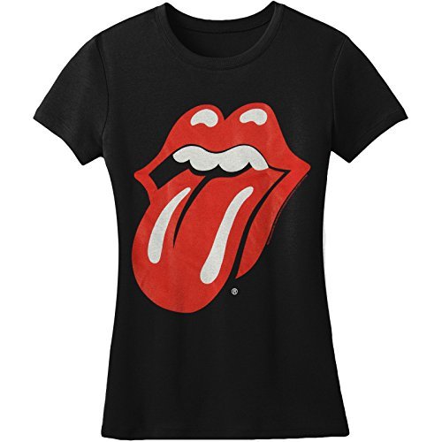 The Rolling Stones Rolling Stones Classic Tongue Girls Jr Black