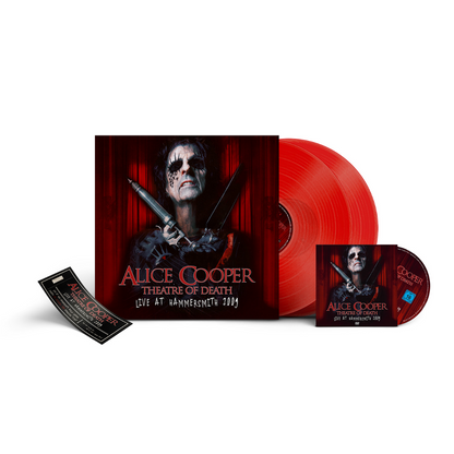 Alice Cooper Theatre Of Death: Live At Hammersmith 2009 (With DVD, Colored Vinyl, Red) (2 Lp's)