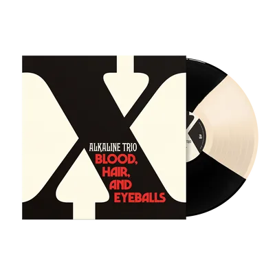 Alkaline Trio Blood, Hair, And Eyeballs (Indie EX) [Black/White Vinyl]