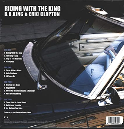 B.B. King & Eric Clapton Riding With The King (Colored Vinyl, Blue, Bonus Tracks, Indie Exclusive, Anniversary Edition)