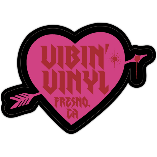 Vibin' Vinyl | Cupid's Bloody Arrow Sticker