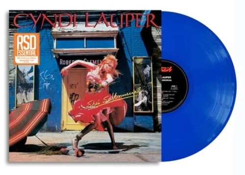 Cyndi Lauper She's So Unusual: 40th Anniversary Edition (Indie Exclusive, Opaque Blue Colored Vinyl)