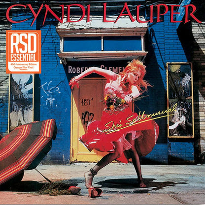 Cyndi Lauper She's So Unusual: 40th Anniversary Edition (Indie Exclusive, Opaque Blue Colored Vinyl)