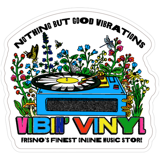 Vibin' Vinyl 'Nothing But Good Vibrations' Sticker