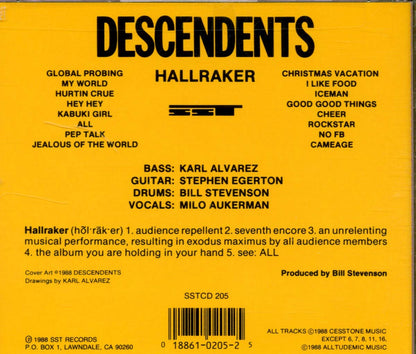 Descendents Hallraker Live !