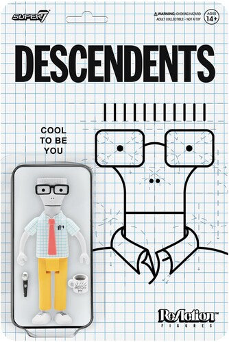 Descendents Super7 - Descendents ReAction Figure - Milo (Cool To Be You) (Collectible, Figure, Action Figure)