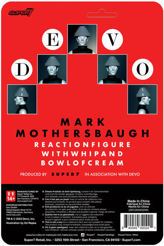 Devo Super7 - Devo ReAction Figure Wave 1 - Whip It Mark Mothersbaugh (Collectible, Figure, Action Figure)