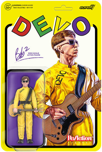 Devo Super7 - Devo - ReAction Figure Wv 2 - Bob Casale (Satisfaction) (Collectible, Figure, Action Figure)