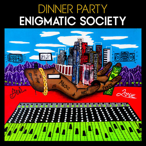 Dinner Party Enigmatic Society (Black W/ White Splatter) [Explicit Content]