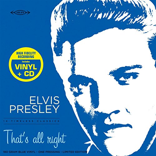 Elvis Presley 33 Tours - That'S All Right (Blue Vinyl + CD)