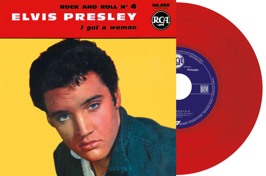 Elvis Presley I Got A Woman #4 (Red 7" vinyl EP)