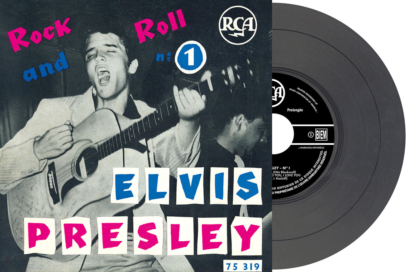 Elvis Presley Rock and Roll - RCA #1 (Black 7" vinyl EP)