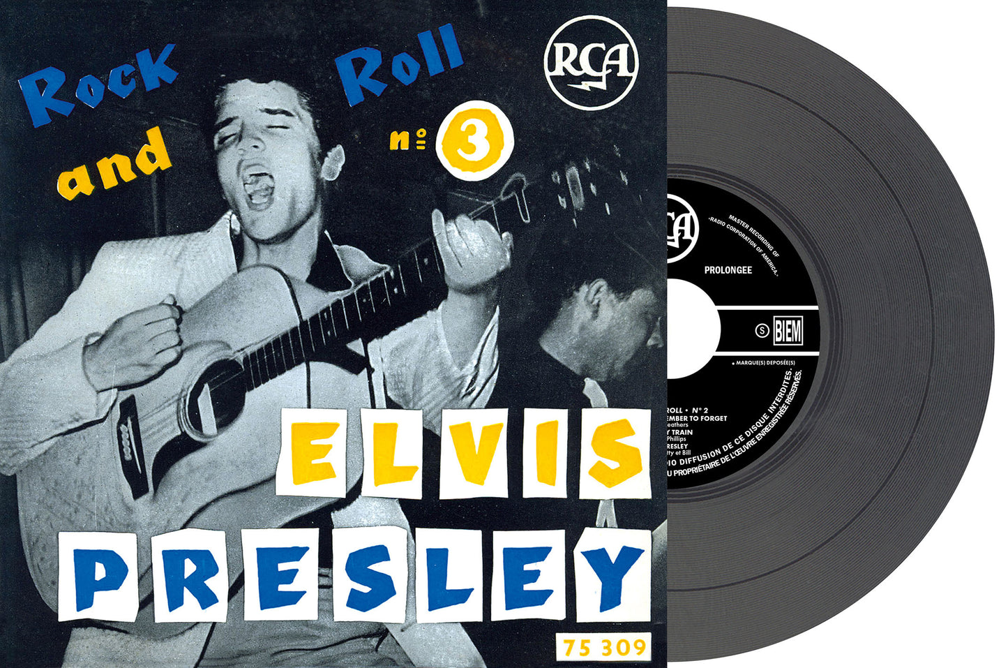 Elvis Presley Rock and Roll - RCA #3 (Black 7" vinyl EP)