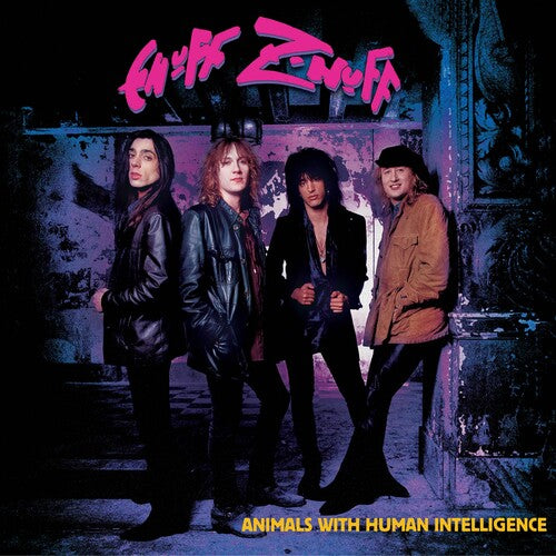 Enuff Z'nuff Animals With Human Intelligence (Blue & Red Splatter)