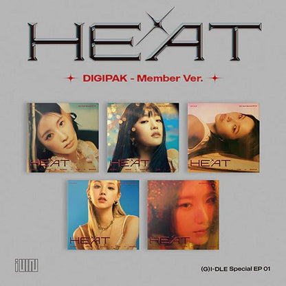 (G)I-DLE | HEAT (DIGIPAK RANDOM MEMBER VER. CD)