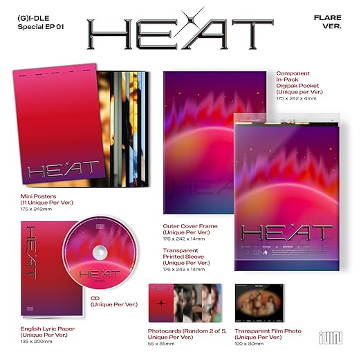 (G)I-DLE | HEAT (FLARE VER. CD)