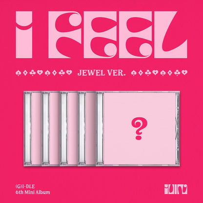 (G)I-DLE | I feel (Jewel Case Version, Random Cover, CD)