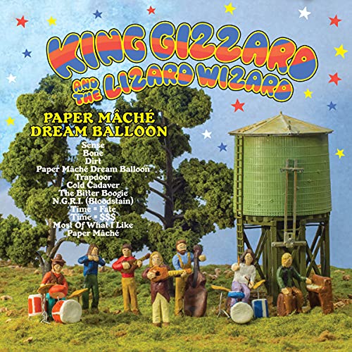 King Gizzard & The Lizard Wizard Paper Mâché Dream Balloon (Deluxe Lenticular/Instrumental Edition) [Blue Seagrass & Translucent Pink 2 LP]