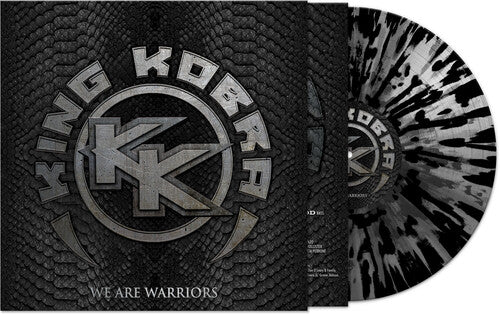 King Kobra We Are Warriors - SILVER/ BLACK SPLATTER