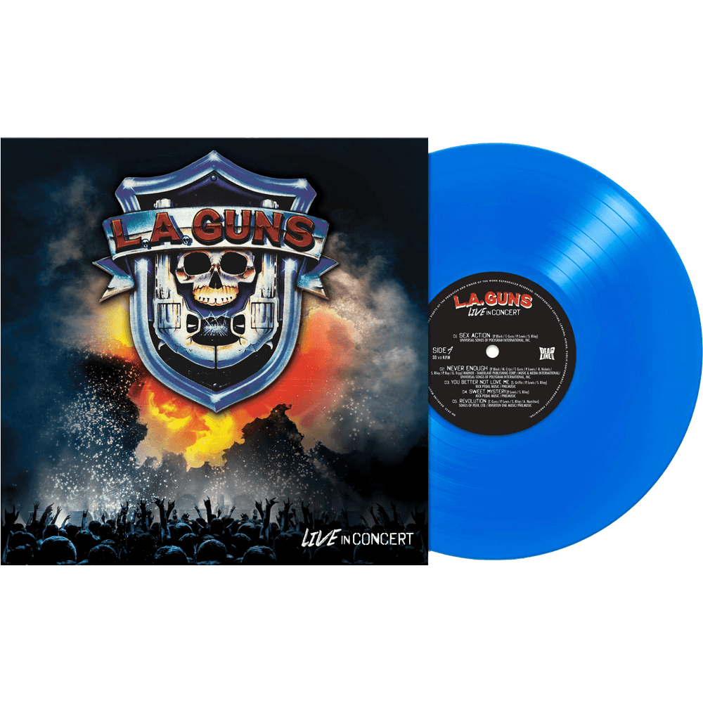 L.A. Guns Live In Concert (Colored Vinyl, Blue, Limited Edition)