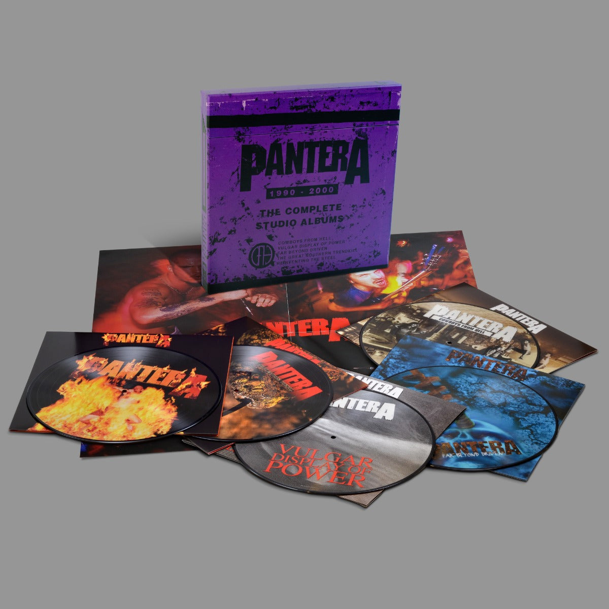 Pantera Complete Studio Albums 1990-2000 (Limited Edition, Picture Disc Vinyl) (Box Set) (5 Lp's)