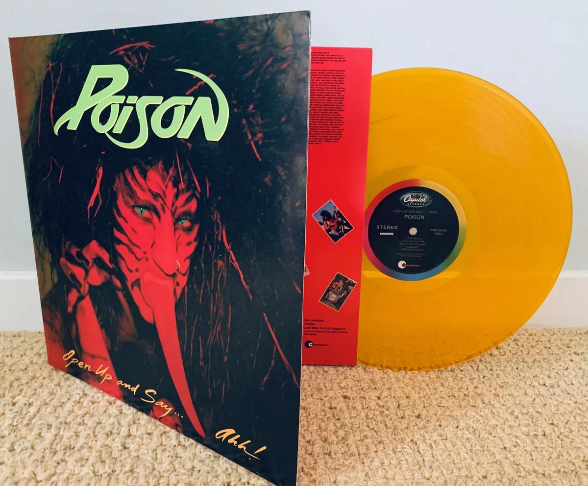 Poison Open Up And Say Ahh! (180 Gram Vinyl, Colored Vinyl, Gold, Limited Edition, Gatefold LP Jacket)