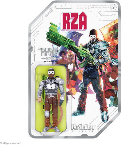 RZA Super7 - Rza Reaction Wave 1 Bobby Digital Standard Cardback (Collectible, Figure, Action Figure)