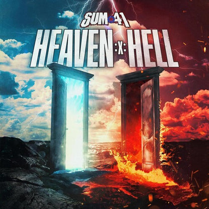 Sum 41 | Heaven :x: Hell (LP, Indie Exclusive, Colored Vinyl, Red & Black Quad W/ Blue Splatter)